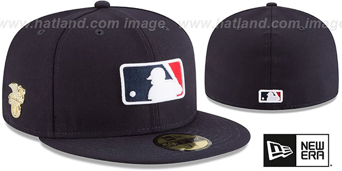 MLB AL Umpire 'GILDED TURN' Navy Fitted Hat by New Era