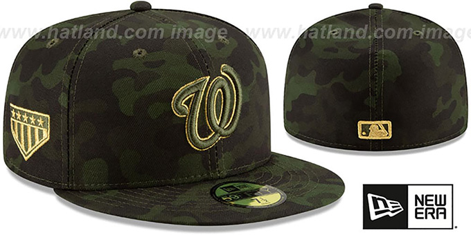 Nationals 2019 ARMED FORCES 'STARS N STRIPES' Hat by New Era
