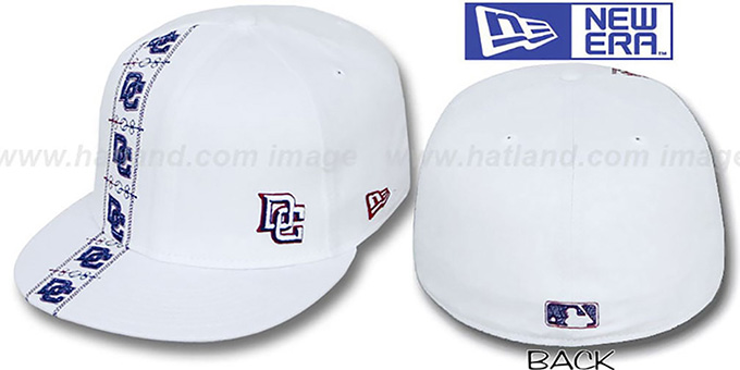 Nationals 'FLAWLESS CUBANO' White Fitted Hat by New Era