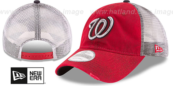 Nationals RUSTIC TRUCKER SNAPBACK Hat by New Era