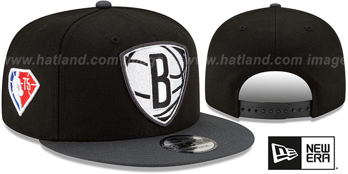 Nets '2021 NBA INSIDER DRAFT SNAPBACK' Black-Charcoal Hat by New Era