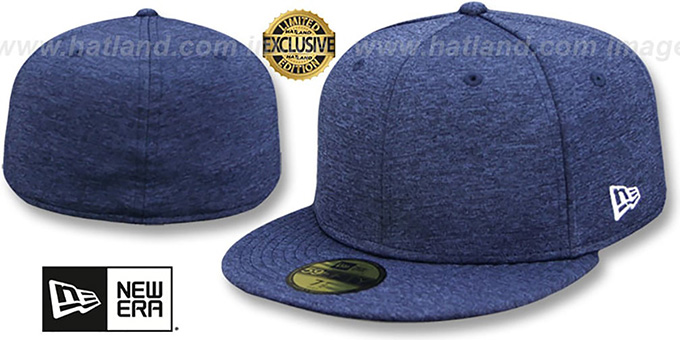 New Era '59FIFTY-BLANK' Light Navy Shadow Tech Fitted Hat
