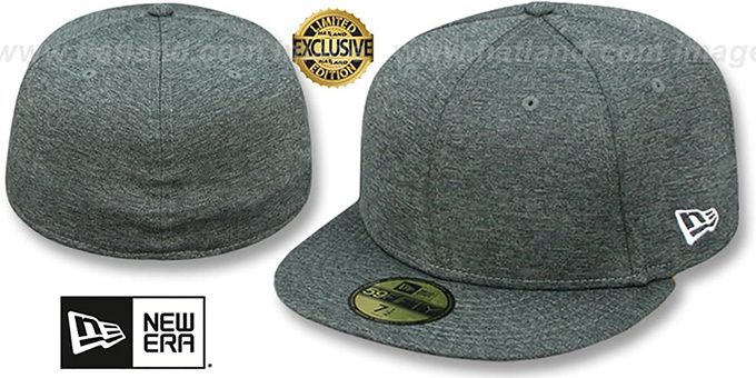 New Era '59FIFTY-BLANK' Dark Grey Shadow Tech Fitted Hat