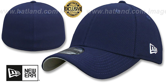 New Era DIAMOND TECH '39THIRTY-BLANK' Navy Flex Fitted Hat