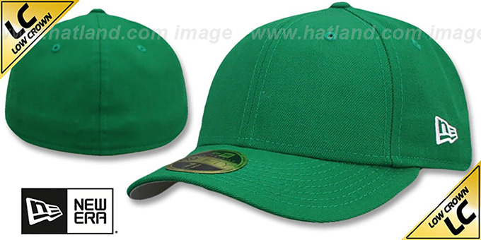 New Era LOW-CROWN 59FIFTY-BLANK Kelly Green Fitted Hat