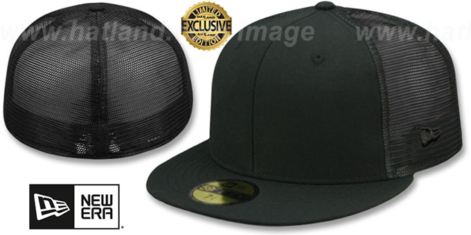 Blank Black New Era Hat | vlr.eng.br