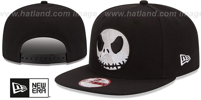 Nightmare Before Christmas 'JACK GLOW' Black Snapback Hat by New Era