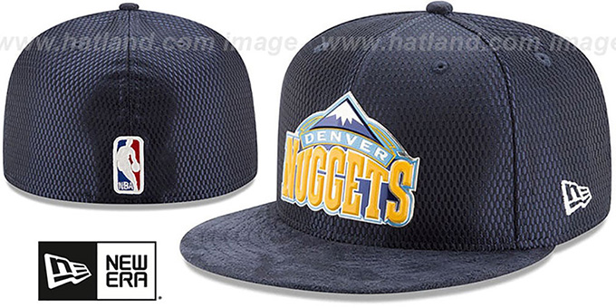Nuggets '2017 ONCOURT DRAFT' Navy Fitted Hat by New Era