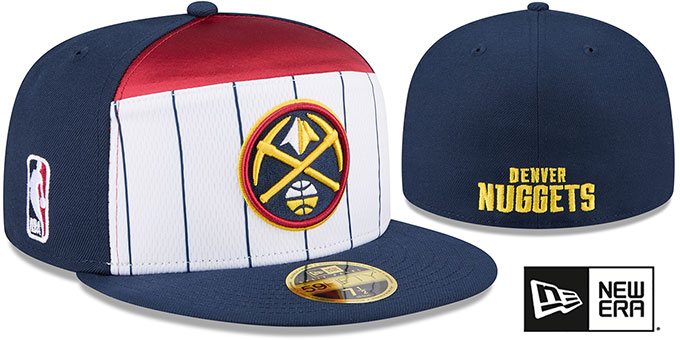 Nuggets '2025-26 NBA SPLIT PANEL TIP OFF' Fitted Hat by New Era