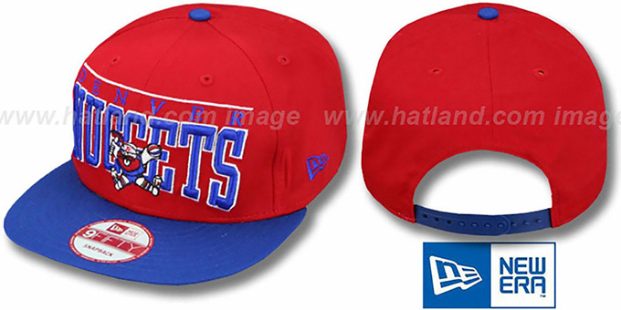 Nuggets 'LE-ARCH SNAPBACK' Red-Royal Hat by New Era