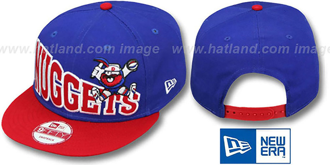 Nuggets 'STOKED SNAPBACK' Royal-Red Hat by New Era