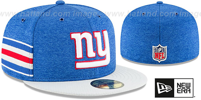NY Giants 'HOME ONFIELD STADIUM' Royal-Grey Fitted Hat by New Era