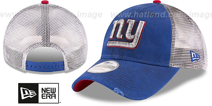 Rustic Fitted Hat NY Giants RUSTIC TRUCKER SNAPBACK Hat by New Era