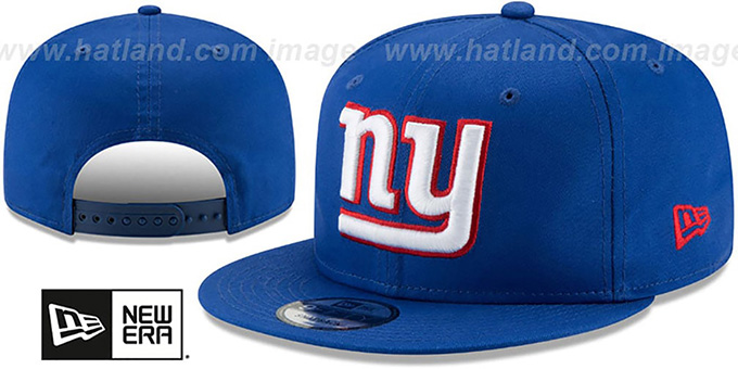 NY Giants 'TEAM-BASIC SNAPBACK' Royal Hat by New Era