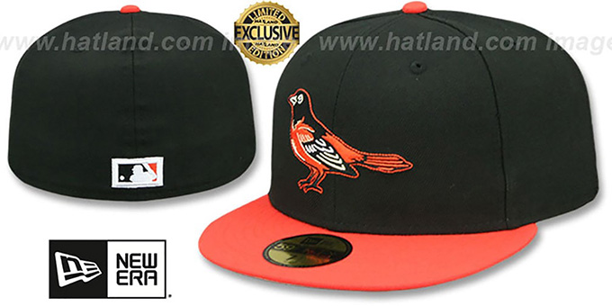 Orioles '1999-2008 ROAD COOPERSTOWN' Fitted Hat by New Era