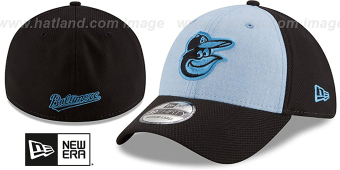 Orioles '2018 FATHERS DAY FLEX' Sky-Black Hat by New Era
