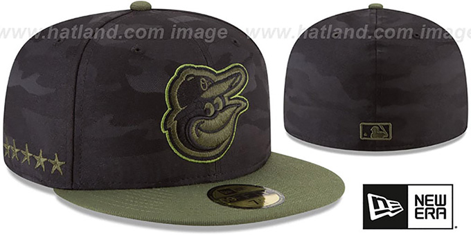 Orioles 2018 MEMORIAL DAY 'STARS N STRIPES' Hat by New Era
