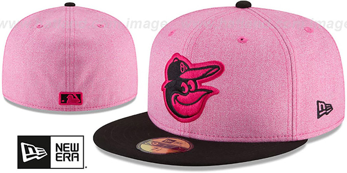 Orioles '2018 MOTHERS DAY' Pink-Black Fitted Hat by New Era