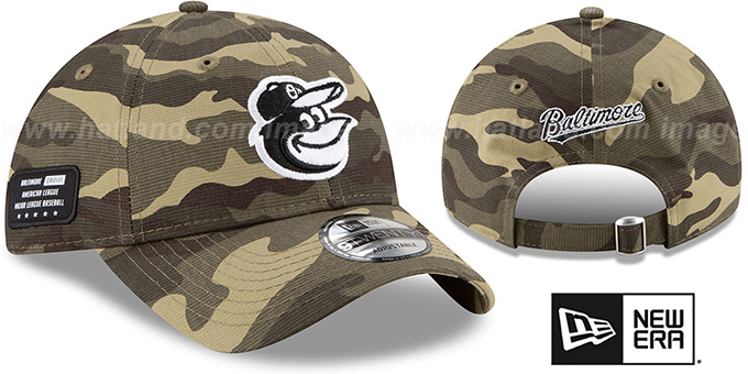Orioles 2021 ARMED FORCES 'STARS N STRIPES STRAPBACK' Hat by New Era