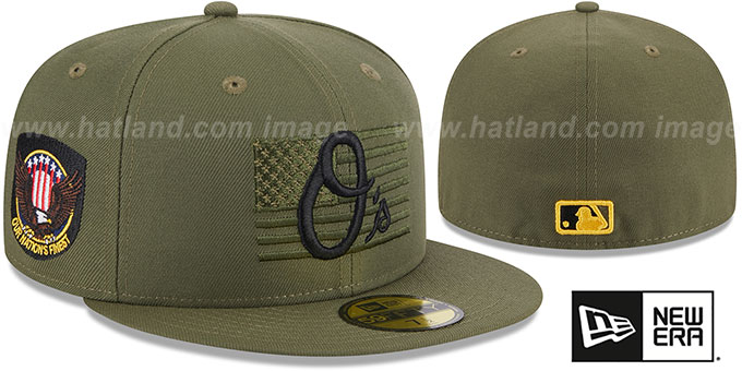 Orioles 2023 ARMED FORCES 'STARS N STRIPES' Hat by New Era
