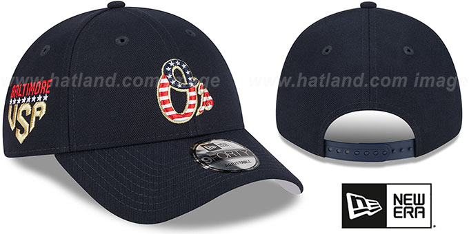 Orioles 2023 'JULY 4TH STARS N STRIPES SNAP' Hat by New Era