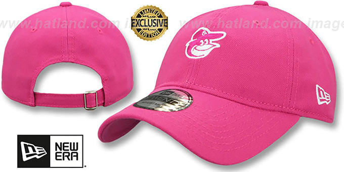 Orioles 'MINI BEACHIN STRAPBACK' French Rose Hat by New Era