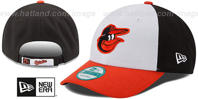 Orioles 'THE-LEAGUE HOME STRAPBACK' White-Black-Orange Hat by New Era