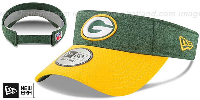 Packers '18 NFL STADIUM' Green-Gold Visor by New Era