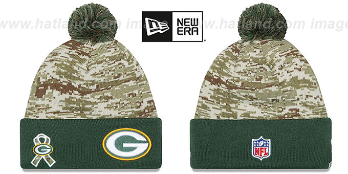 salute to service packers hat
