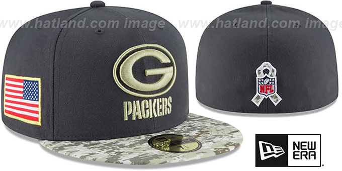 salute to service packers hat