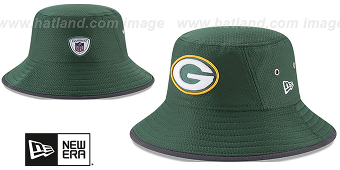 Packers '2017 NFL TRAINING BUCKET' Green Hat by New Era