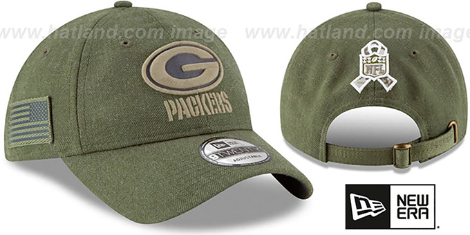 salute to service packers hat