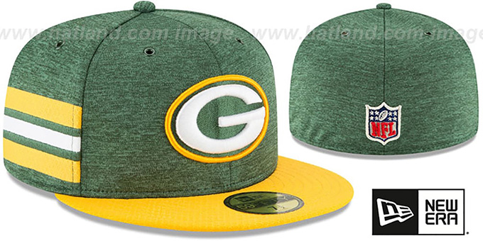 Packers 'HOME ONFIELD STADIUM' Green-Gold Fitted Hat by New Era