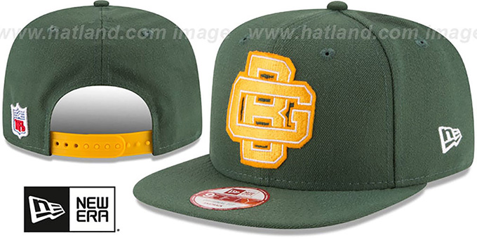 Packers 'RETRO-BASIC SNAPBACK' Green Hat by New Era