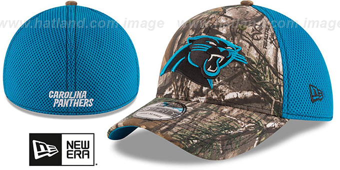 Carolina Panthers REALTREE NEO MESH-BACK Flex Hat by New Era