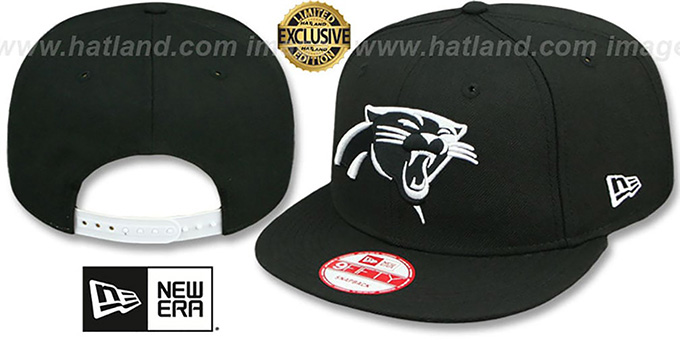 Panthers 'TEAM-BASIC SNAPBACK' Black-White Hat by New Era