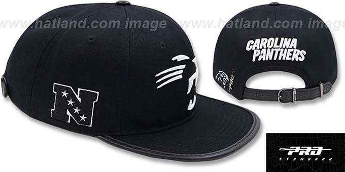 Panthers 'TEAM-TRACE STRAPBACK' Black Hat by Pro Standard