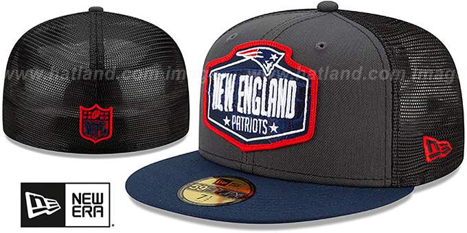 Patriots '2021 NFL TRUCKER DRAFT' Fitted Hat by New Era