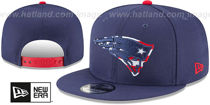 Patriots 'FLAG FILL INSIDER SNAPBACK' Navy Hat by New Era