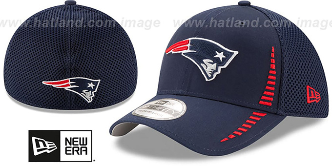 Patriots 'NEO SPEED MESH-BACK' Navy Flex Hat by New Era