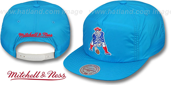 Patriots 'NEON SNAPBACK' Blue Hat by Mitchell and Ness