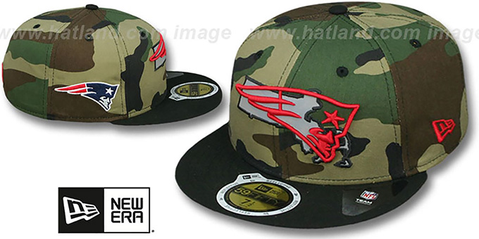 Camouflage patriots hat Clearance