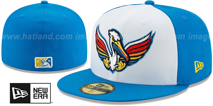 Pelicans 'COPA' White-Blue Fitted Hat by New Era