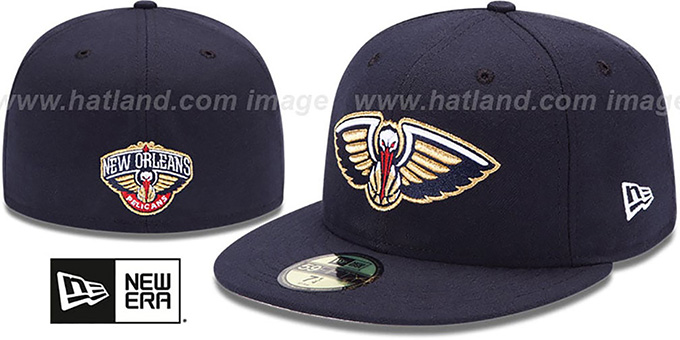 Pelicans 'PRIMARY TEAM-BASIC' Navy Hat by New Era