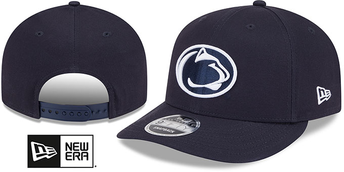 Penn State 'LOW-CROWN TEAM-BASIC SNAPBACK' Navy Hat by New Era