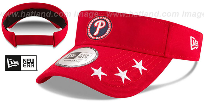 Phillies '2018 MLB ALL-STAR WORKOUT VISOR' by New Era