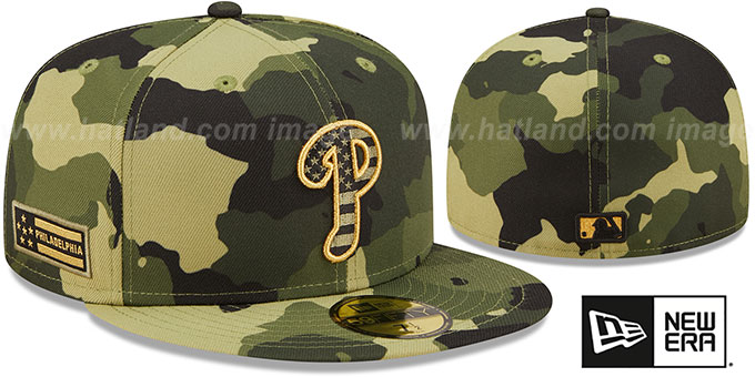 Phillies 2022 ARMED FORCES 'STARS N STRIPES' Hat by New Era
