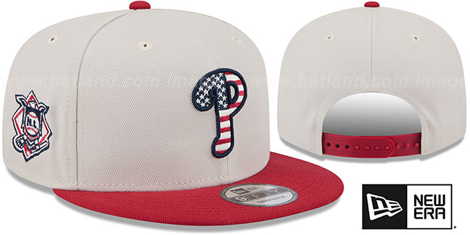 Phillies 2024 'JULY 4TH STARS N STRIPES SNAPBACK' Hat by New Era
