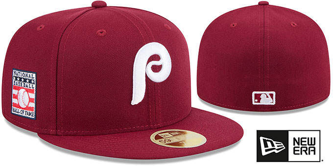 Phillies '2025 HALL OF FAME' Fitted Hat by New Era