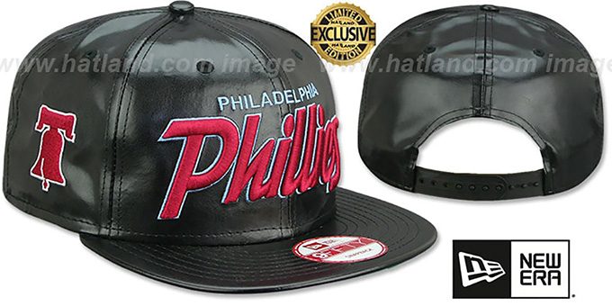 Phillies 'COOPERSTOWN REDUX SNAPBACK' Black Hat by New Era